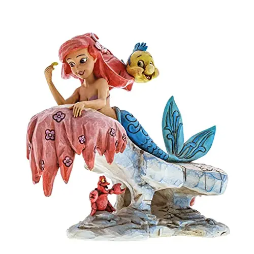 Enesco Disney Traditions 4037501 Figurine Ariel sur Rocher Résine 16 cm