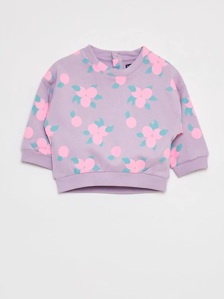 Sweat à col rond avec print