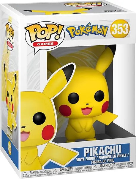 Funko Pop! Games: Pokemon - Pikachu - Figurine en Vinyle à Collectionner - Idée de Cadeau - Produits Officiels - Jouets pour les Enfants et Adultes - Video Games Fans