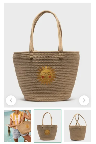 Sac osier 🌞 Carte 🎁 GEMO 