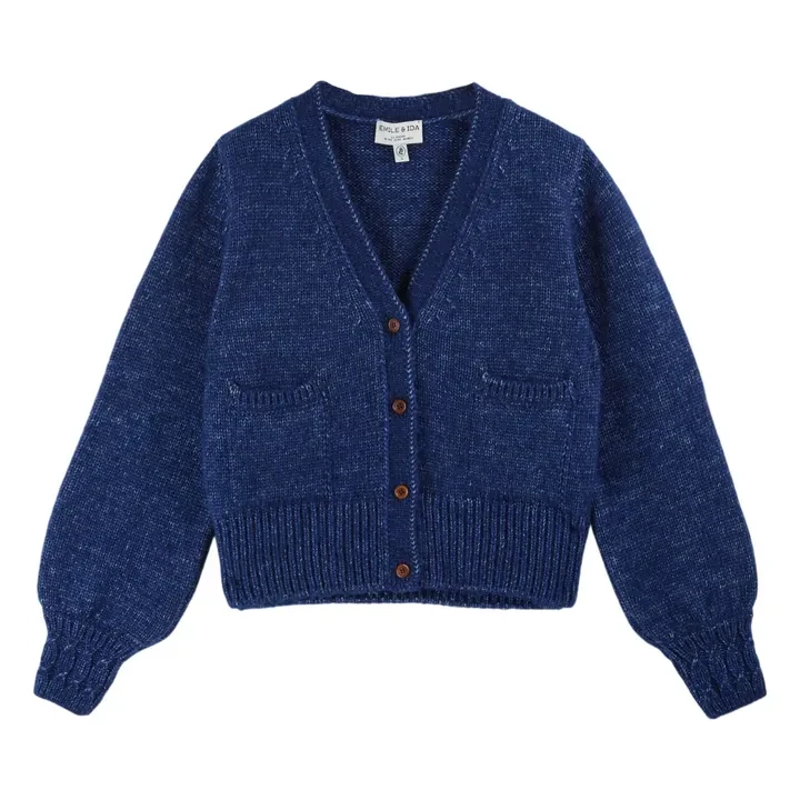 Gilet Cora Laine Mérinos Extra Fine | Bleu roi