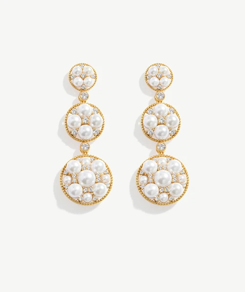 Bouquet Pearl Drop Earrings