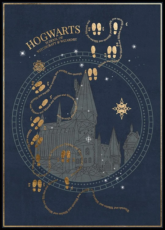 Harry Potter™ - Hogwarts School Affiche