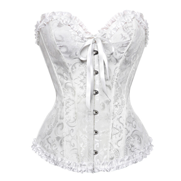 Corset Sexy à Lacets qui façonne le Corps pour Femme Bustier Entraîneur de Taille, Lingerie Sculptante, Grande Taille, Surbuste