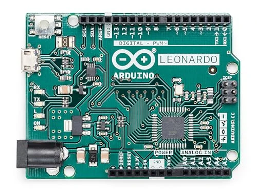 Arduino Leonardo avec Headers microprocesseur [A000057]