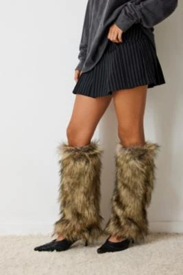 Out From Under Fur Leg Warmers