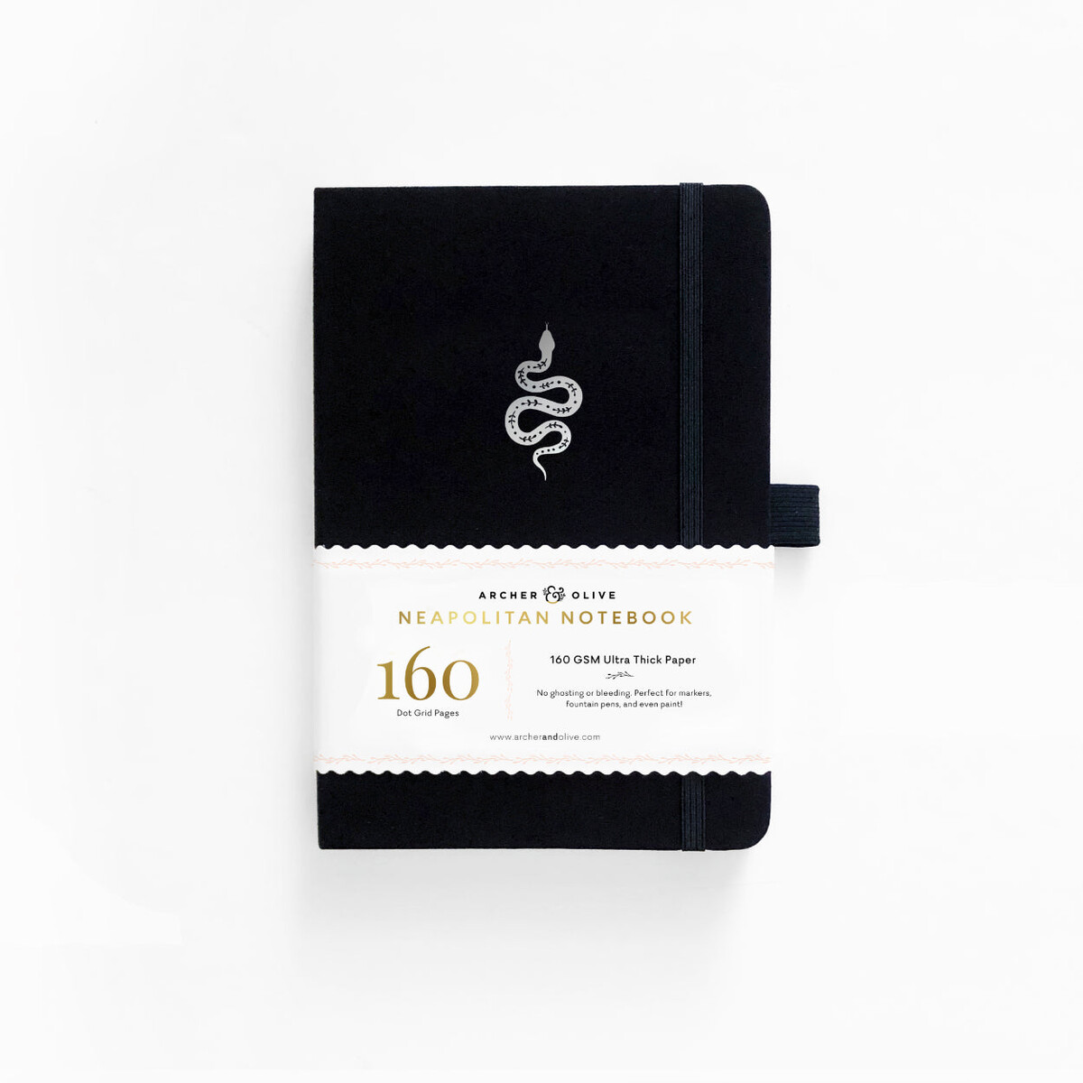 A5 Garden Slither Neapolitan Dot Grid Notebook