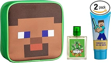 Minecraft Trousse de toilette EDT 50 ml et gel douche 100 ml