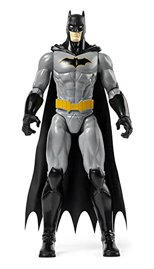 BATMAN - FIGURINE BATMAN RENAISSANCE 30 CM - DC COMICS - Figurine Batman Articulée De 30 cm - 6056680 - Jouet Enfant 3 Ans et + - Gris Et Noir