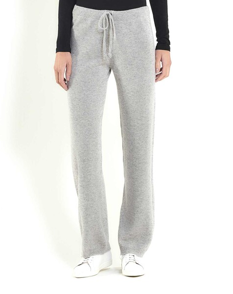 Pantalon Large en Cachemire Femme