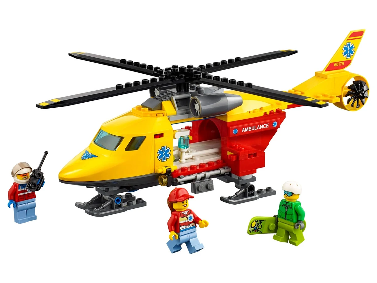 L'hélicoptère-ambulance 60179 | City | Boutique LEGO® officielle FR