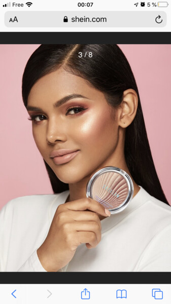 Highlighter compact durable bicolore 03 Lightning Dust