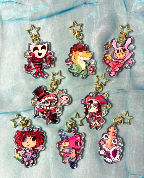 Digital Circus Different Double-sided Keychain