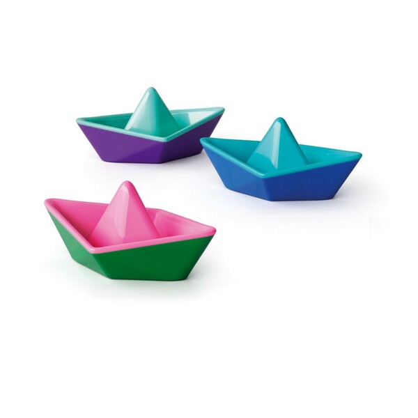 Bateaux de bain origami à changement de couleur - Set de 3 Kid O