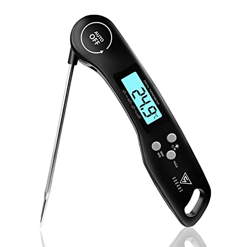 Thermomètre Numérique à Viande – Précision ±0,5°C – Lecture En 3s – Sonde Pliable IPX6 – Pour Cuisine Et BBQ - 4