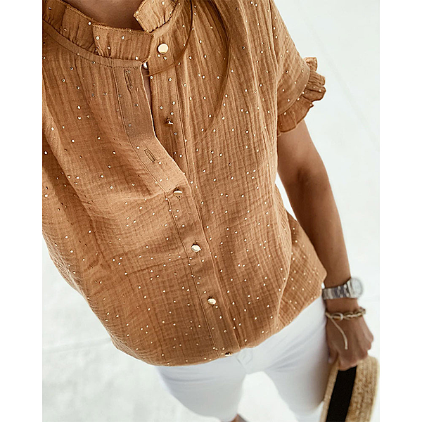 Blouse Sidney - Ocre x Gold