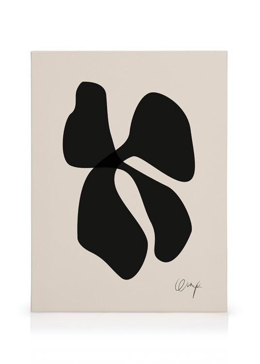 Monochrome Abstract No1 Tableau sur toile