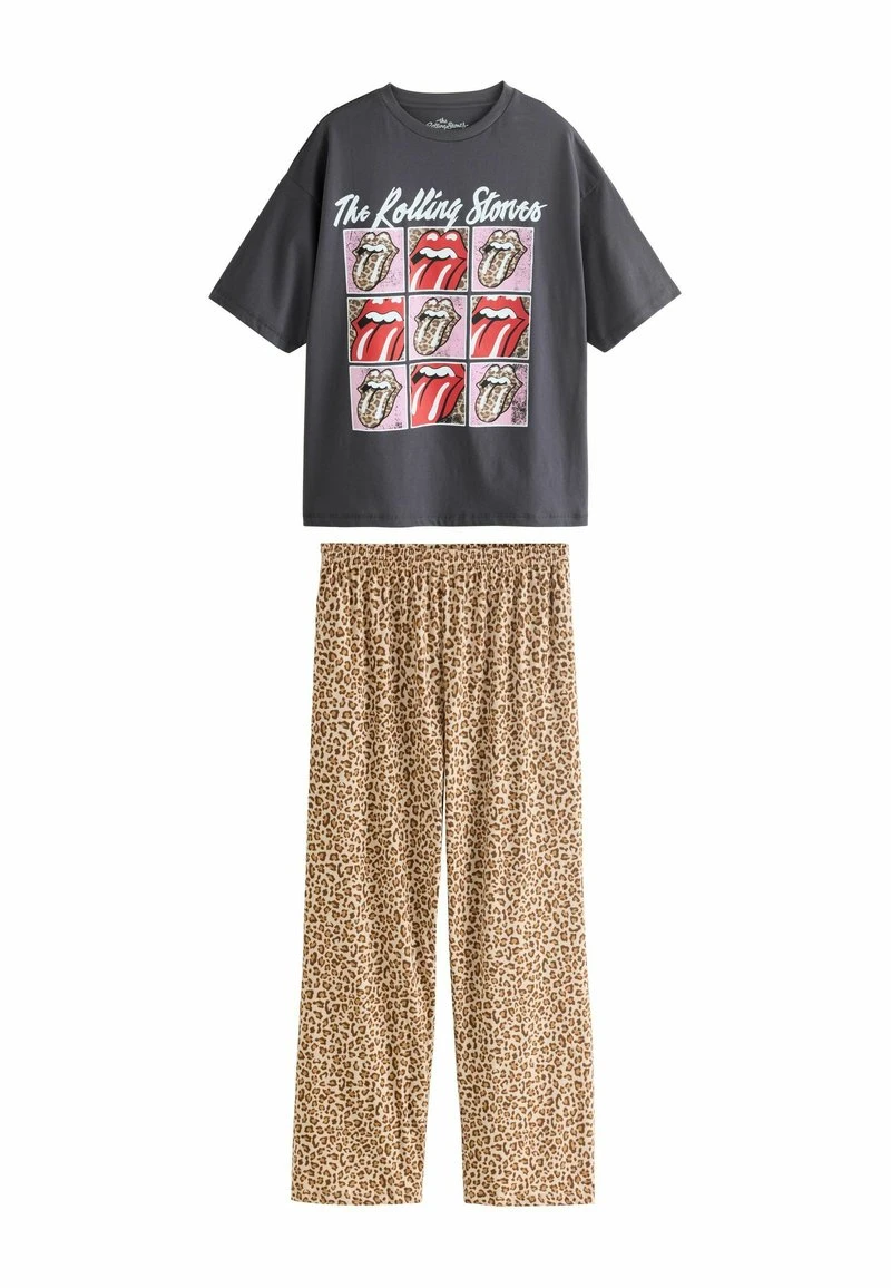 ROLLING STONES SHORT SLEEVE SET - Pyjama - grey animal