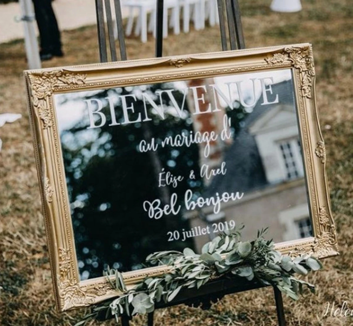 Stickers "Bienvenue au mariage de"