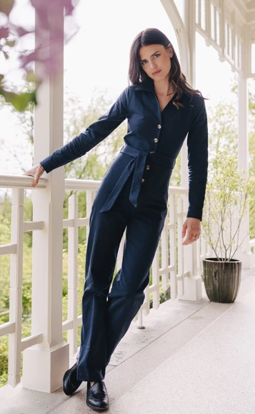 Ario Jumpsuit - Navy