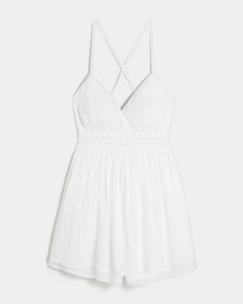 Combinaison babydoll dos-nu