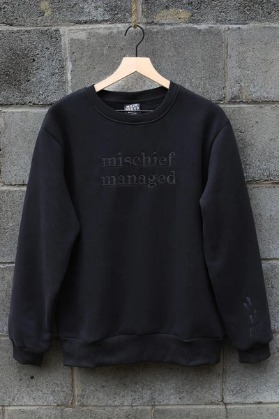 Black on Black Mischief Managed Crew