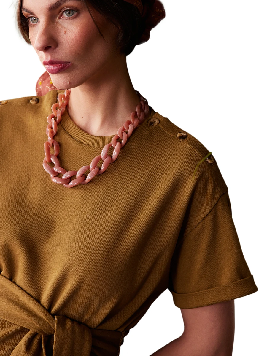 Robe longue grossesse en molleton