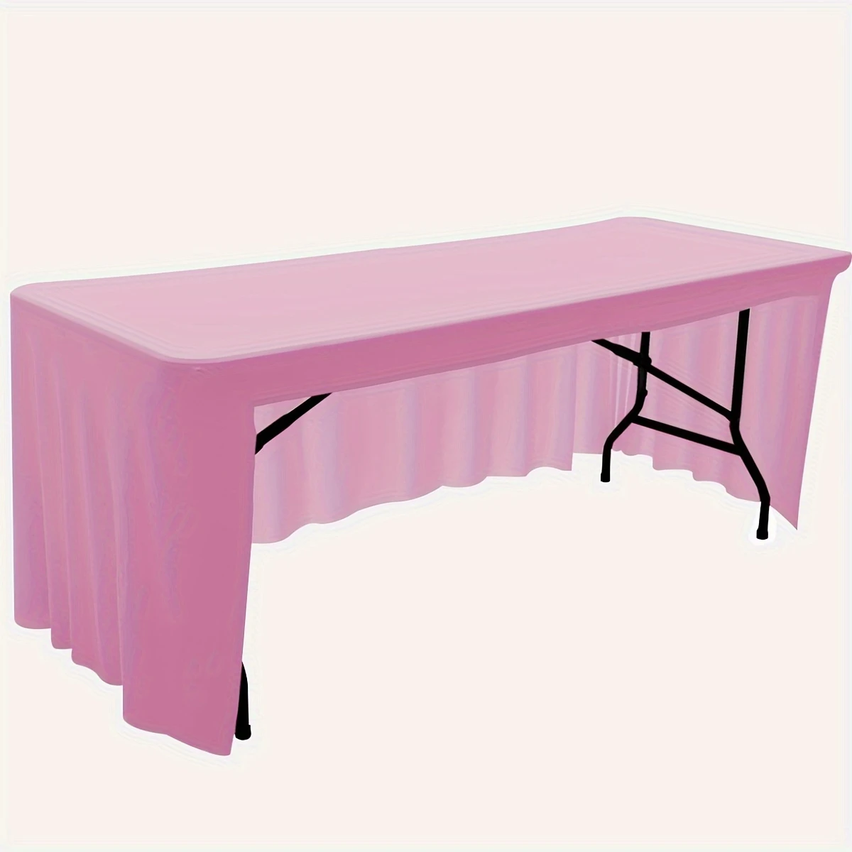 Halloween, Chrismas, Housse de table rectangulaire en spandex - 1 paquet de nappe extensible, en polyester spandex, fabriqué à la machine pour les occasions générales.