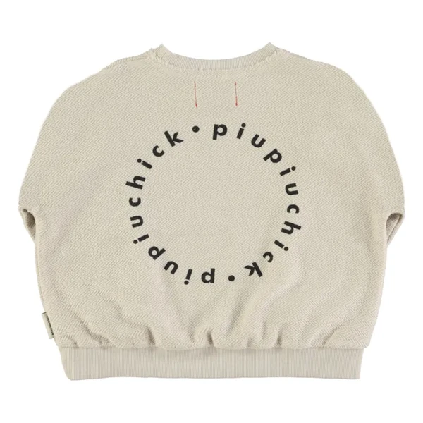Sweat Logo Coton Bio | Ecru