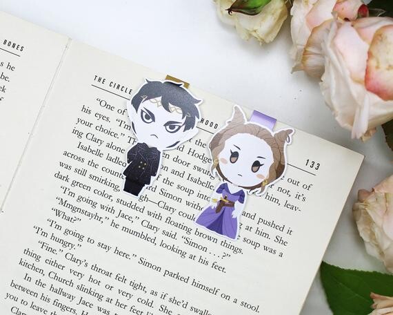 Cardan and Jude - Cruel Prince - Magnetic bookmarks 