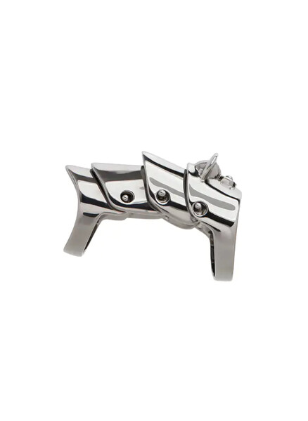 BAGUE ARMOUR ARTICULÉE EN ARGENT  RUTHENIUM (925) VIVIENNE WESTWOOD - FEMME | Printemps.com