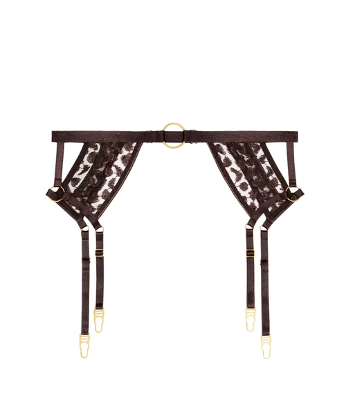 Crazy in Love Porte-jarretelles Satin Brown