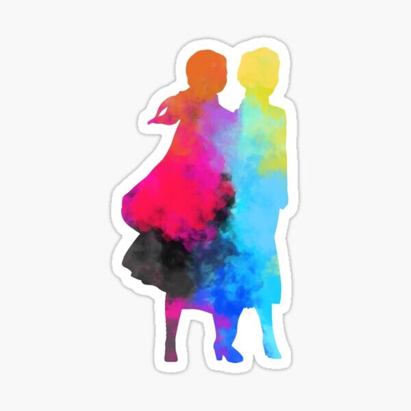 Aquarelle princesse reine | Sticker