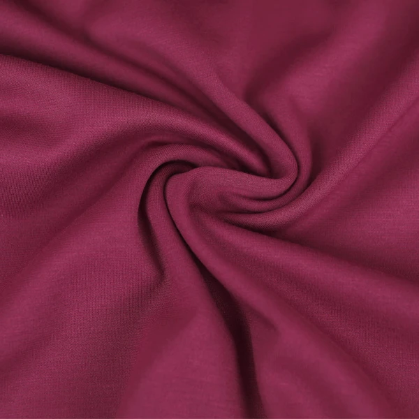 Tissu jersey maille Milano de viscose - Anémone | Pour couture d'habits stretch : tee-shirt ou robe de poids léger