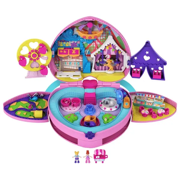 Polly Pocket - Fête foraine transportable (+ 2 Figurines) | Smyths Toys France