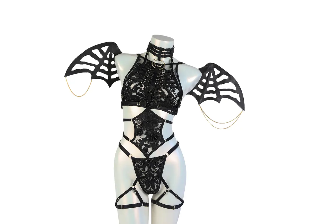BONE DRAGON full set (black) size XL