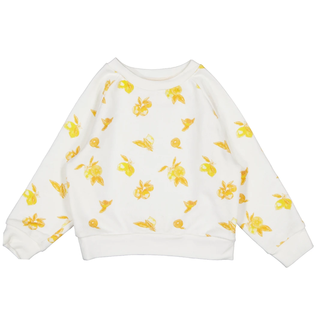 Sweat LEMONADE - Imprimé citron exclusif LOIR paris®