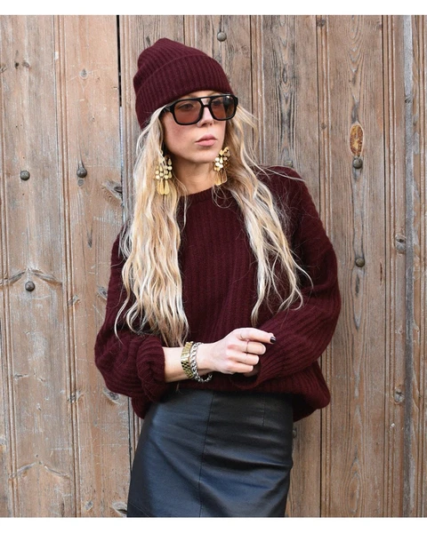 EPONYM.-Pull Ange burgundy