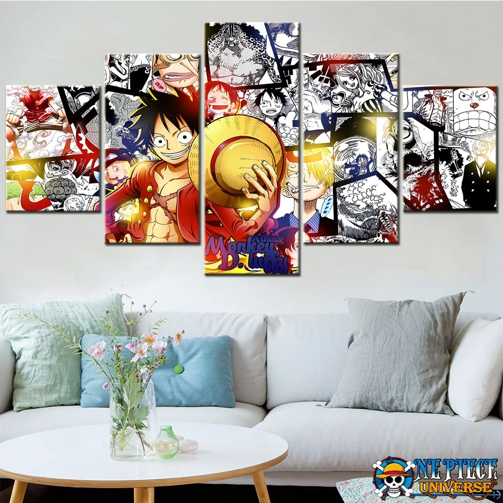 Luffy and Friends Wall Art Home Decor | One Piece Universe Store