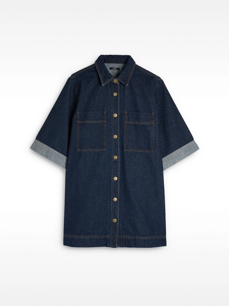 Robe courte denim Bleu | Parfois