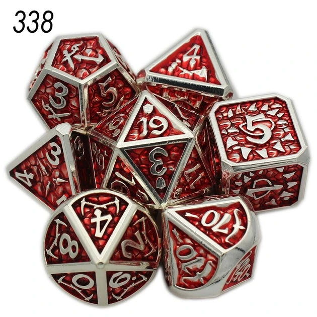 Dés de JDR en Métal Donjons et Dragons