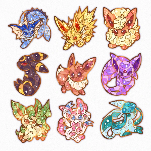 Pins Flareon/Pyroli - Melle Renarde