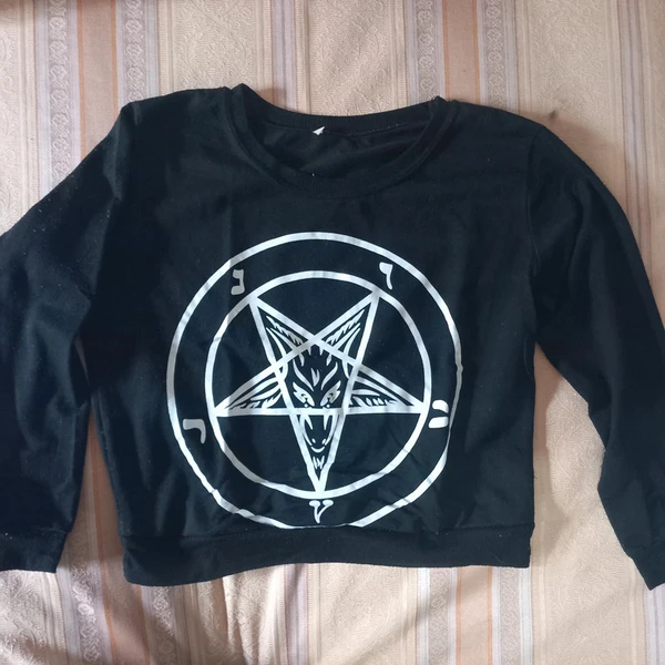 Maglia pentacolo goth dark