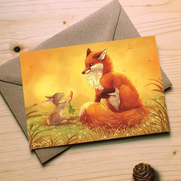 Carte • Lapin Renard