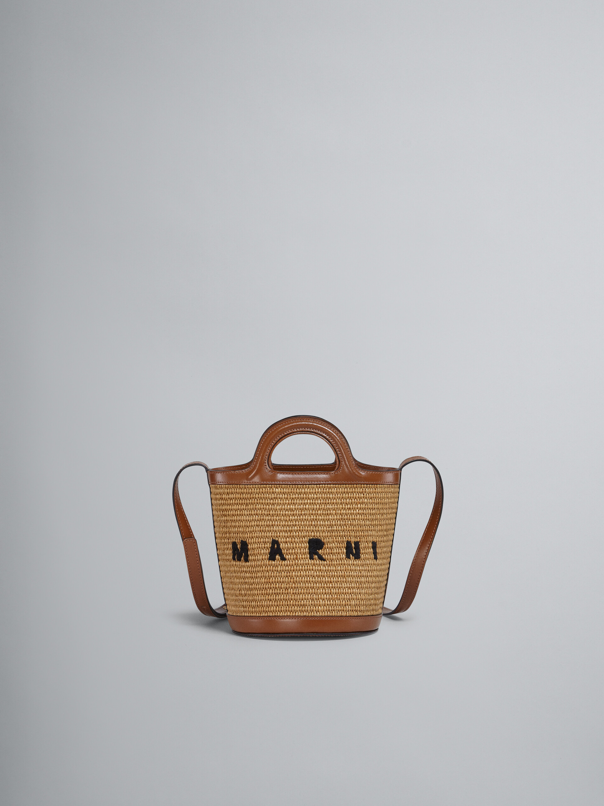 Sac à Seau Giorgia R En Cuir D'autruche Bleu Avec Miroir - Neuf Avec étiquettes