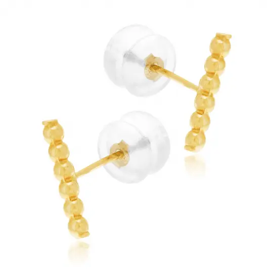 Boucles d'oreilles en or jaune : Longueur - Taille Unique - Le Manège à Bijoux®