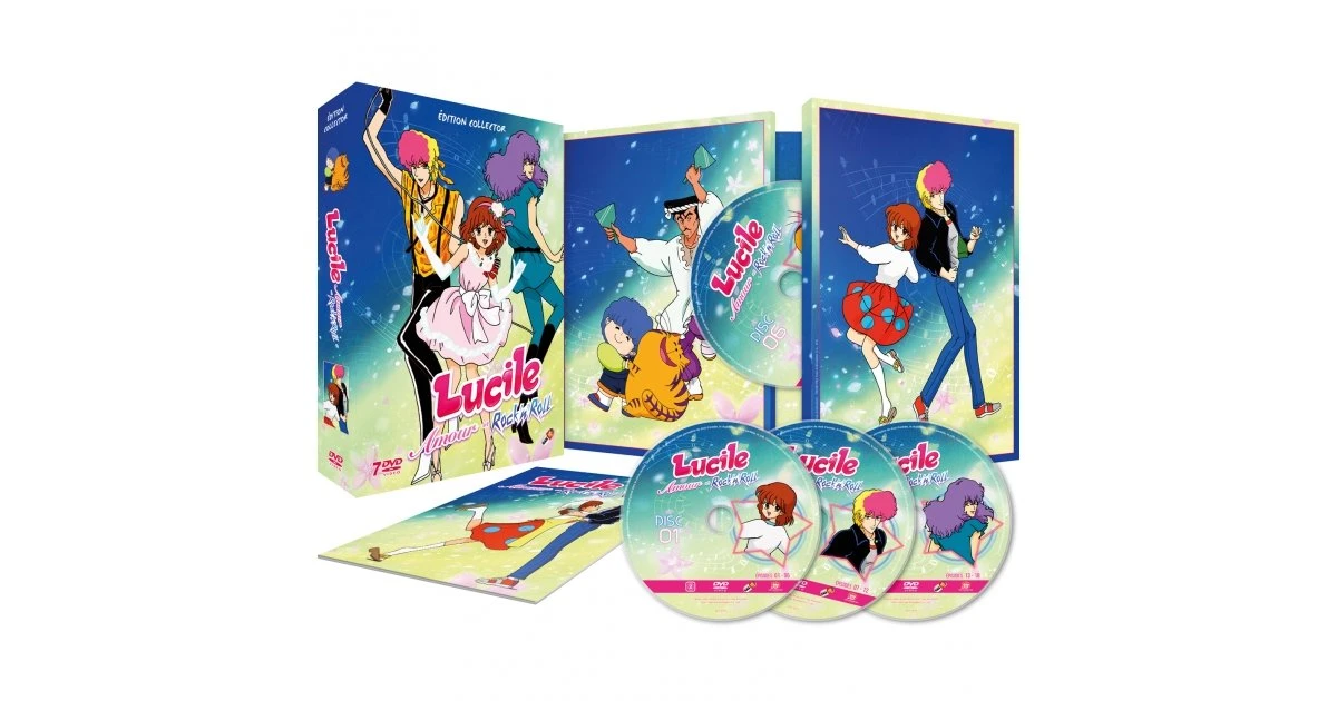 Lucile, amour et Rock'n'roll - Intégrale - Collector - Coffret DVD | Anime-Store.fr