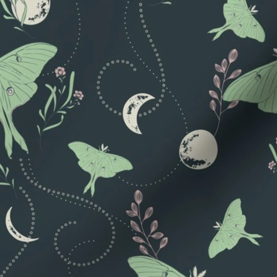 Fabric in Actias Luna