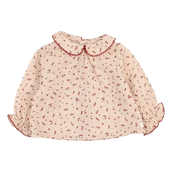 Blouse Poême Gaze de Coton | Rose pâle