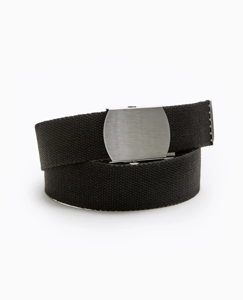 Ceinture en canvas avec boucle métallique